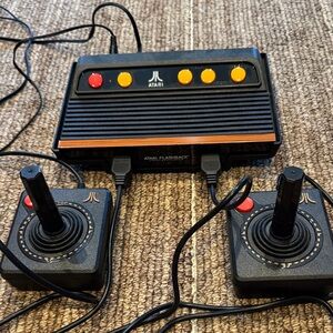 Atari Flashback Console with Black Joysticks